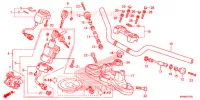 GUIDON   TE DE FOURCHE pour Honda CB 1000 R ABS HYPER RED 2015