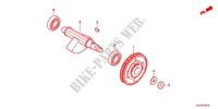 ARBRE DE BALANCIER pour Honda CBR 250 R ABS BLACK 2011