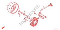 ALTERNATEUR pour Honda CBR 250 R ABS NOIRE 2012