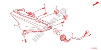 FEU ARRIERE pour Honda CBR 250 R ABS TRICOLORE 2011