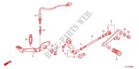 PEDALE pour Honda CBR 250 R ABS TRICOLORE 2011