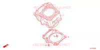 CYLINDRE pour Honda CBR 250 R TRICOLOR 2011
