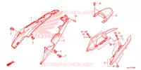 COUVERCLES LATERAUX pour Honda NC 750 X ABS DCT 2015