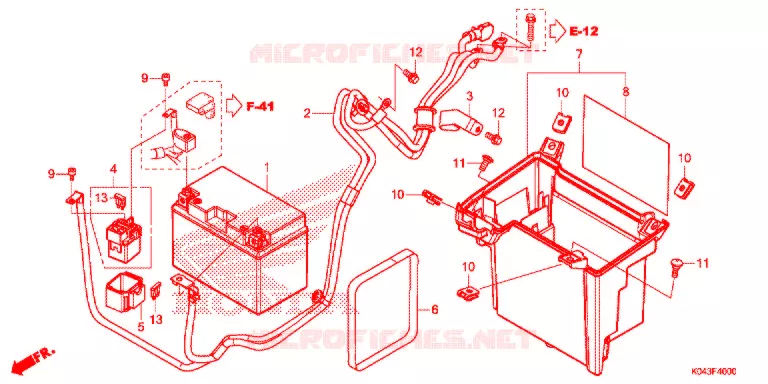 BATTERIE Honda SCOOTER 300 FORZA 2017  NSS300D