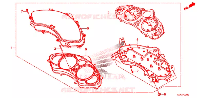COMPTEUR  Honda SCOOTER 300 FORZA 2015  NSS300D