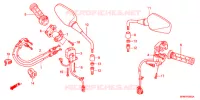COMMODO   CABLE   RETROVISEUR pour Honda CB 1000 R 2010