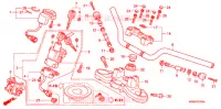 GUIDON   TE DE FOURCHE pour Honda CB 1000 R 2010