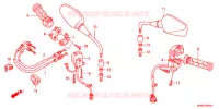 COMMODO   CABLE   RETROVISEUR pour Honda CB 1000 R ABS 2010