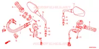 COMMODO   CABLE   RETROVISEUR pour Honda CB 1000 R ABS 2010