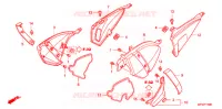 COUVERCLES LATERAUX pour Honda CB 1000 R ABS 2010