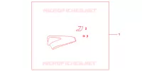 PILLION*PDBG/PBK* pour Honda CB 1000 R ABS 2010