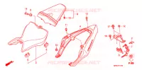SELLE   CARENAGE ARRIERE pour Honda CB 1000 R ABS 2010