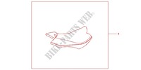 SEAT ASS*PRD/PBK* pour Honda CB 1000 R ABS 2010
