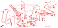 COMMODO   LEVIER   CABLE pour Honda CB 1300 2005