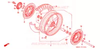 ROUE AVANT pour Honda CB 1300 2005