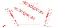 ARBRE A CAMES   SOUPAPE pour Honda CB 1300 BLUE 2005