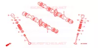 ARBRE A CAMES   SOUPAPE pour Honda CB 1300 SUPER FOUR WHITE 2008
