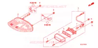 FEU ARRIERE pour Honda CBF 1000 F ABS 2011
