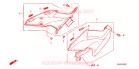 COUVERCLES LATERAUX pour Honda CBF 1000 F ABS 2011