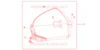 TOP CASE 45L NIGHTSTAR BLACK pour Honda CBF 1000 F ABS 2011