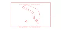 PROTECTION D'ECHAPPEMENT CARBONE pour Honda CBR 600 RR 2009