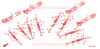 ARBRE A CAMES   SOUPAPE pour Honda PAN EUROPEAN 1300 ABS 2013