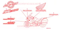 AUTOCOLLANTS pour Honda PAN EUROPEAN 1300 ABS 2013