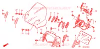 PARE BRISE pour Honda PAN EUROPEAN 1300 ABS 2013