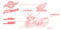 AUTOCOLLANTS pour Honda PAN EUROPEAN 1300 ABS 2013