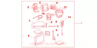 SUPPORT GPS pour Honda PAN EUROPEAN 1300 ABS 2013