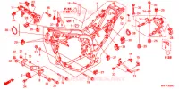 CADRE pour Honda TRANSALP 700 ABS 2010