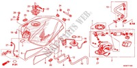 RESERVOIR A CARBURANT pour Honda CB 600 F HORNET ABS 34CV 2013