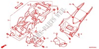 GARDE BOUE ARRIERE (CBR1000RA/SA) pour Honda CBR 1000 RR ABS WHITE 2012