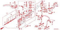 MAITRE CYLINDRE DE FREIN AVANT (CBR1000RA/SA) pour Honda CBR 1000 RR ABS RED 2012