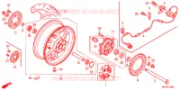 ROUE ARRIERE pour Honda CBR 1000 RR FIREBLADE 2014