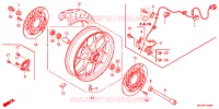ROUE AVANT pour Honda CBR 1000 RR FIREBLADE 2014