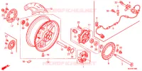 ROUE ARRIERE pour Honda CBR 1000 RR BLACK 2014