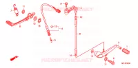 PEDALE pour Honda CBR 1000 RR ABS 2009
