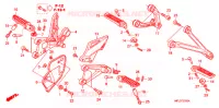 REPOSE PIED pour Honda CBR 1000 RR ABS 2009