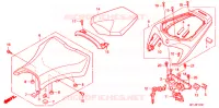 SELLE pour Honda CBR 1000 RR ABS REPSOL 2009