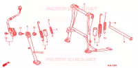 BEQUILLE pour Honda CB 500 2000