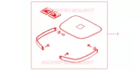 GARNITURES TOP CASE R218 pour Honda CB 500 2000