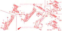 REPOSE PIED pour Honda CB 500 2000
