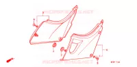 COUVERCLES LATERAUX pour Honda CB 500 2000