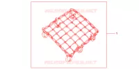 FILET BAGAGES NOIR pour Honda CB 500 2000