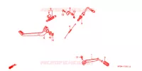 PEDALE (2) pour Honda CB 500 2000