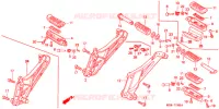 REPOSE PIED pour Honda CB 500 2000