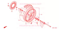 ROUE AVANT pour Honda CB 500 2000