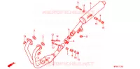 SILENCIEUX D'ECHAPPEMENT pour Honda CB 500 2000