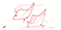 COUVERCLES LATERAUX pour Honda CB 500 2000